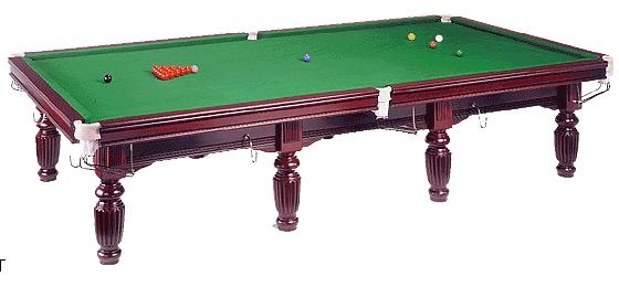 Image of a snooker table.