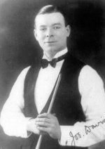 Joe Davis, a pivotal figure in the history of snooker.